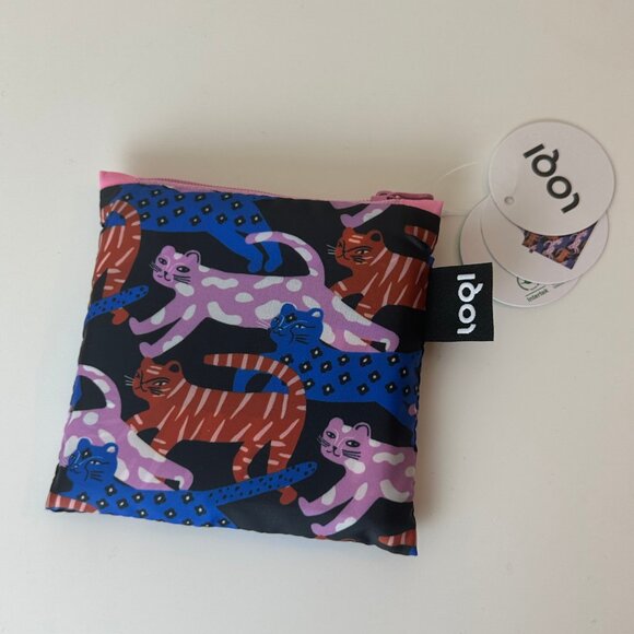 LOQI GLITTER POWER Cats Recycled Bag - Picture 3 of 4